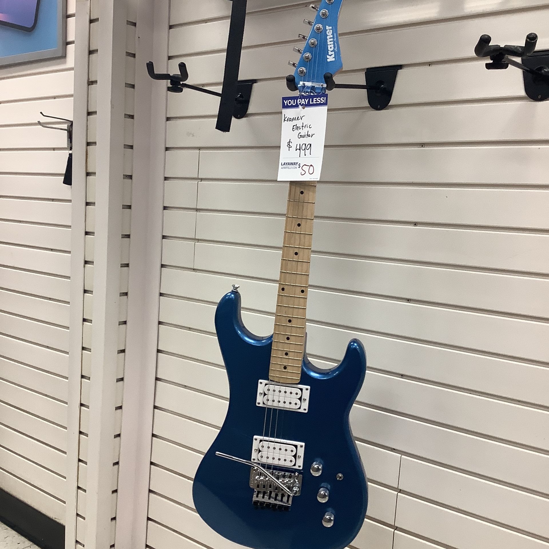 Kramer Electric Guitar- Blue