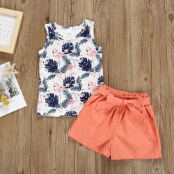 Toddler Girl 2pc Set- Shotrs And Top