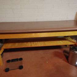 Massage exam Table X Ray Light, Desk Chairs Office Supplies Etc 