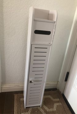 Small bathroom cabinet , corner cabinet storage