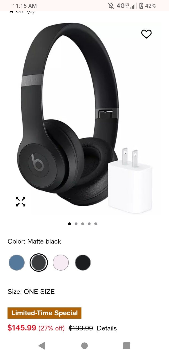 Beats Solo 4 Wireless Headphones