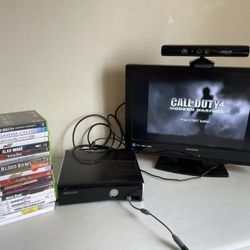 Xbox 360 With kinect And 19 Games