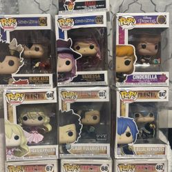Funko Pops  / Fairytail / Fire Force / Black Clover / Disney