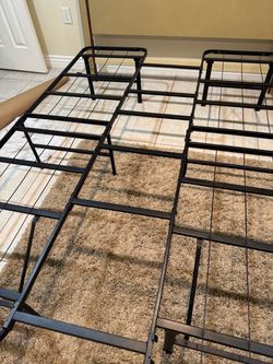 Adjustable raised bed frame full and twin size