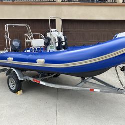 2018 Royal 16 foot RHIB