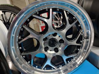 New 18" venom rims & tires 5-110. $0 take home layaway. Ulohos 2940 N Keystone Mon-Sat 10-6