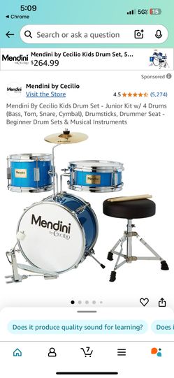 BRAND NEW MEDINI BY CECILIO JR DRUM KIT