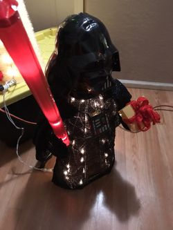 Christmas Star Wars Pre Lit Decoration Darth Vader 