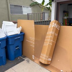 Free Cardoboard and Styrofoam
