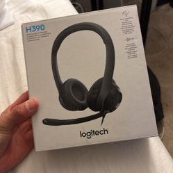 Logitech Headset USB Open Box New 