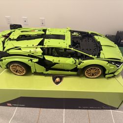 Lego Technic Lamborghini Sian With Box And Instructions