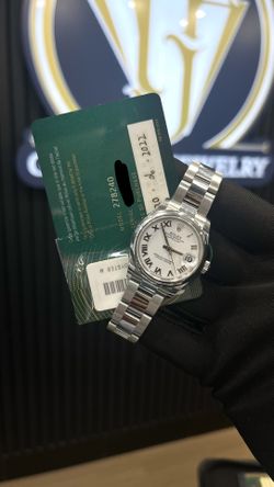 Rolex Lady Datejust 31MM White Roman Dial on Oyster