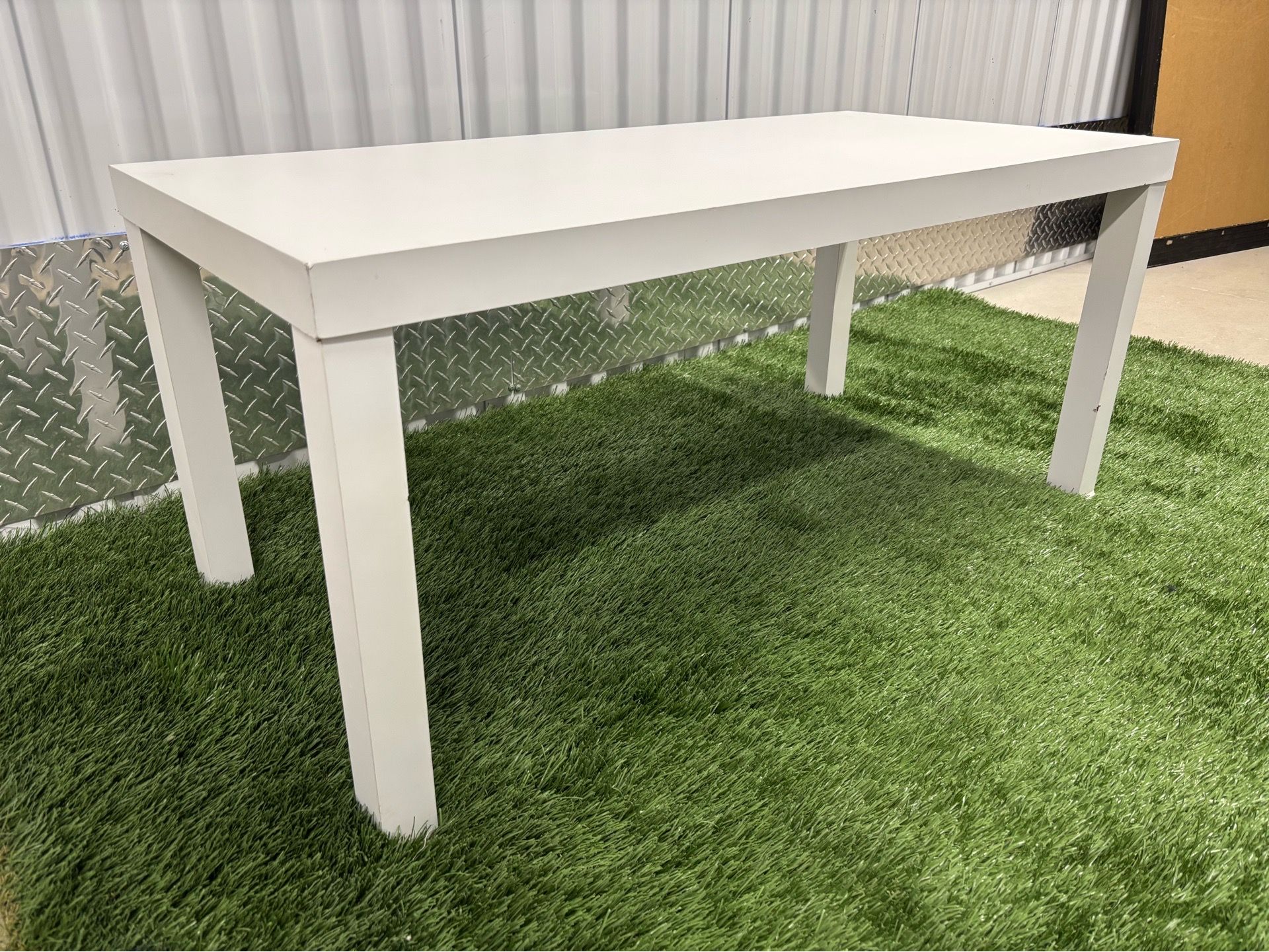 White coffee table