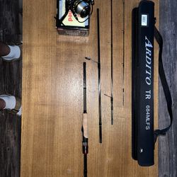 Ardito Rod/penn Spinner Reel With Rod Case