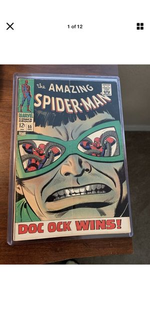 Photo VTG ORIGINAL #55 The Amazing Spider-Man complete off white page color
