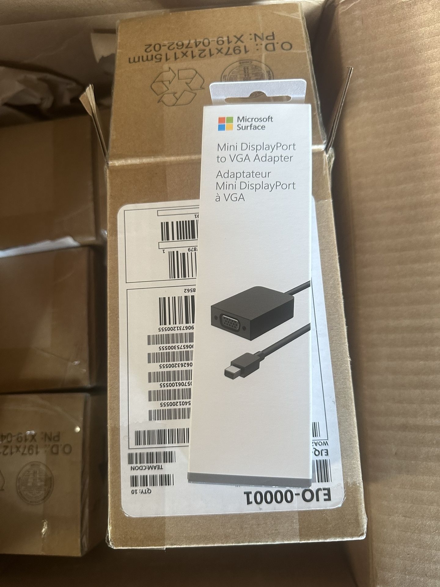 Microsoft Surface Mini DisplayPort to VGA Adapter 6 boxes total of 60 