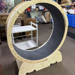 Pefilos 36" Large Cat Exercise Wheel, Cat Running Stylish Treadmill for Indoor Cats, Cat Toys Sturdy Quiet Lightweight,