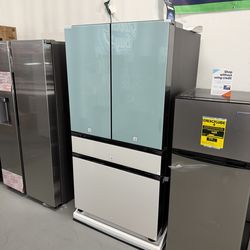 Samsung 28.8 Cubic Feet French Door Refrigerator White Glass - Brand New, Manufacturers Warranty
