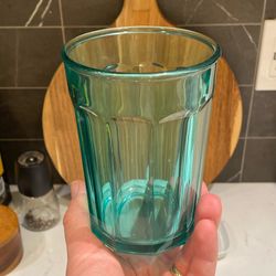 Made In France Green Water Glass 