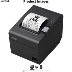 2 x Epson TM-T20III,Monochrome Thermal POS Printers + 22 Printing Paper Rolls