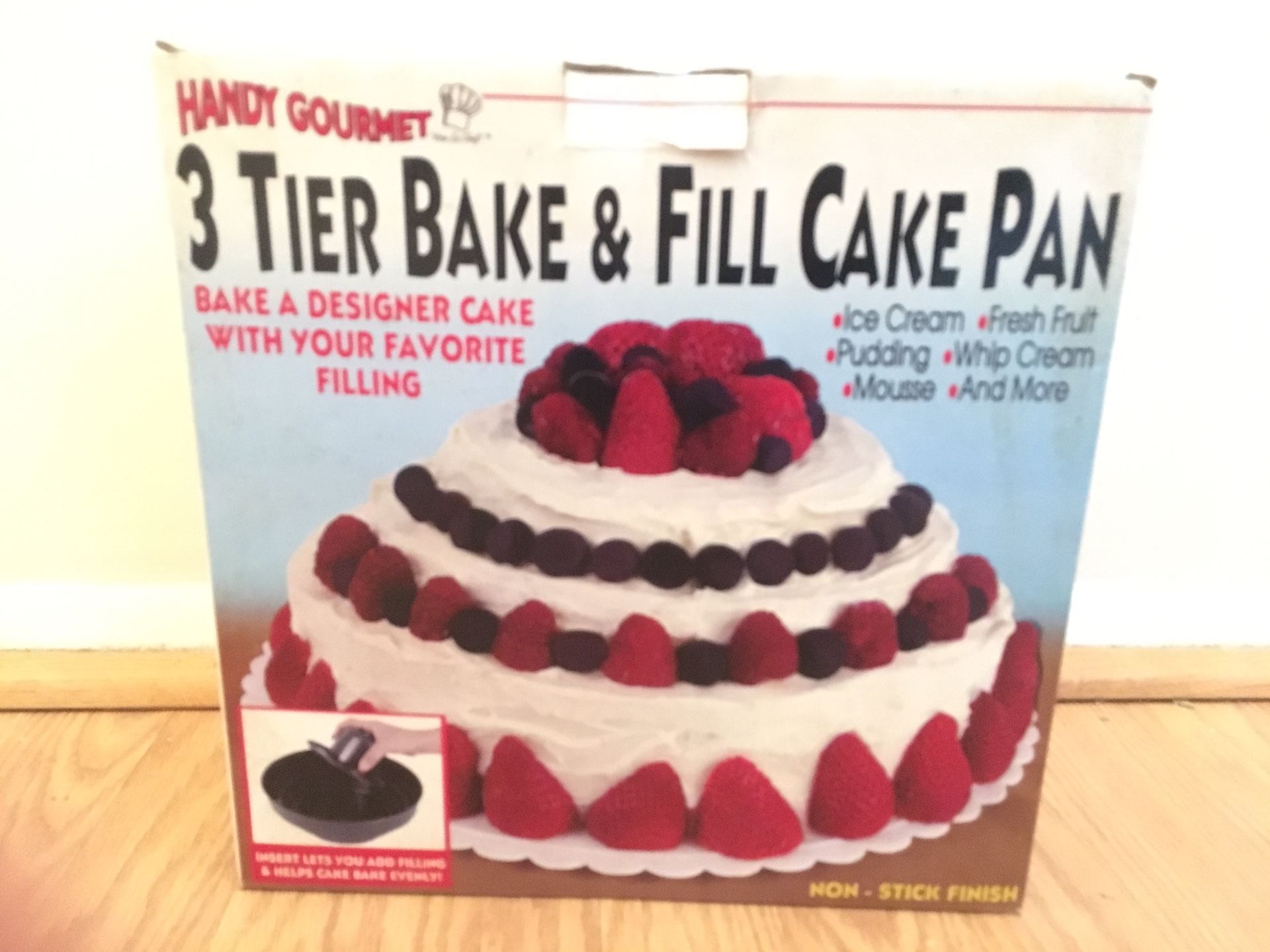 Handy Gourmet 3 Tier & Fill Cake Pan