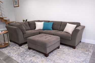 Sectional Sofa + Ottoman