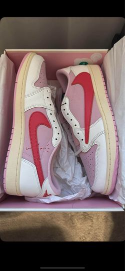 Jordan 1 Retro Low OG SP Travis Scott Tropical Pink Sz. 12