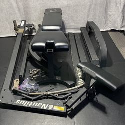 NAUTILUS SQUAT RACK AND BENCH