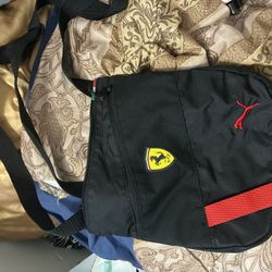 ferrari x puma collab hand bag