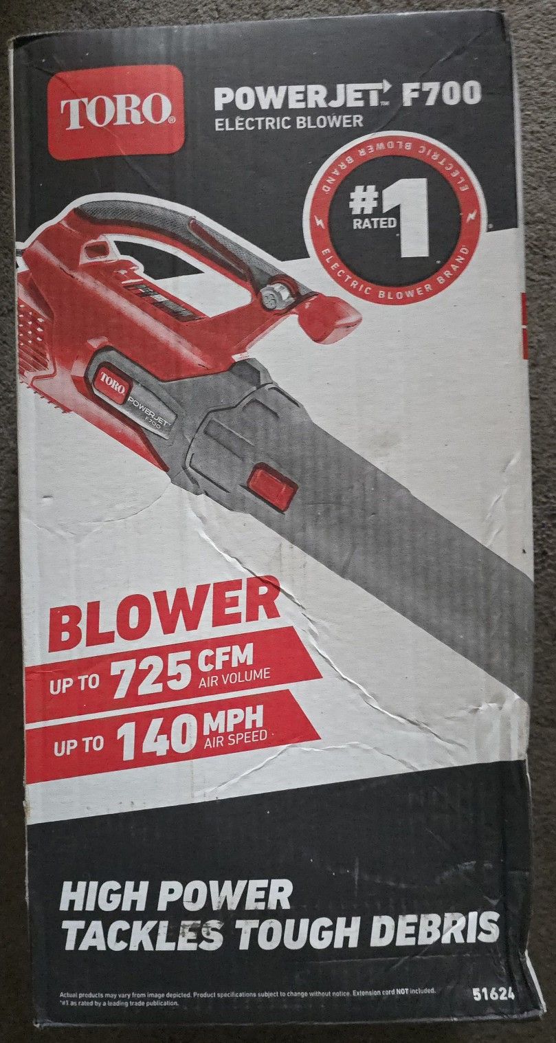Toro Powerjet F700 Electric Blower