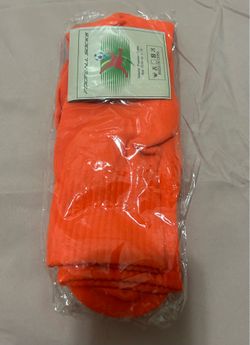 Football Socks Orange Men’s Size 7-13