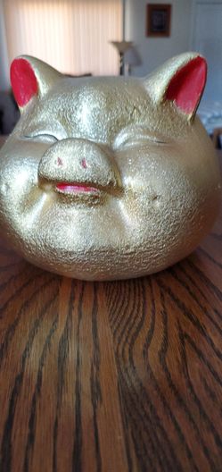 Golden Japanese Piggy Bank