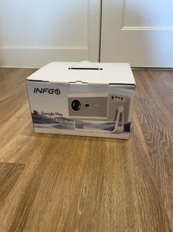 New INFGO Native 1080P Smart Projector – Google Play, WiFi 6