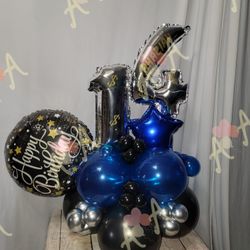 Small Birthday Balloons Bouquet 