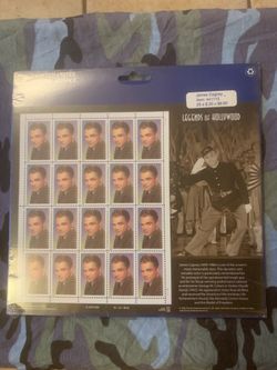 James Cagney Legends of Hollywood USPS Stamp Sheet