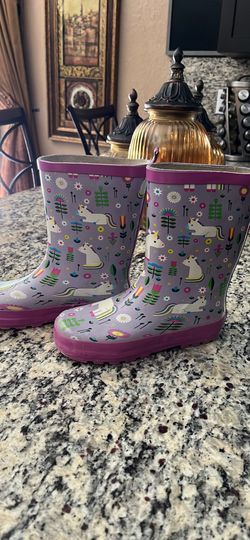 Girls Unicorn Rain boot 
