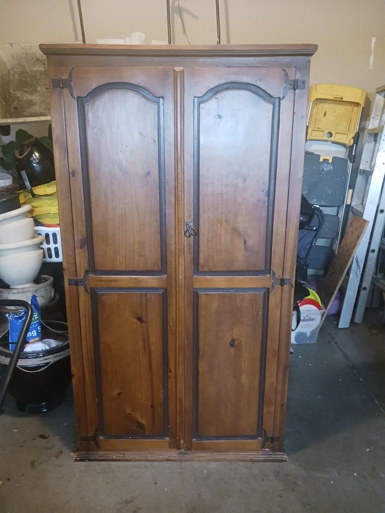 Wood Armoire