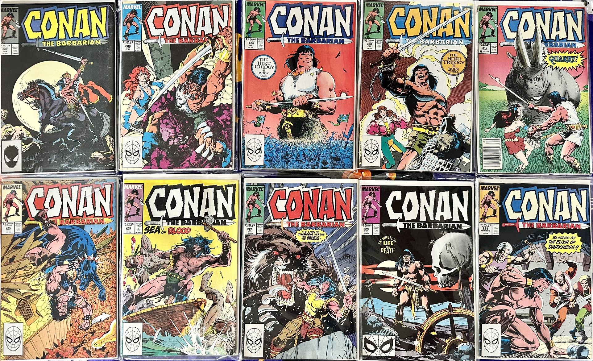 Conan The Barbarian Vintage Comic Books