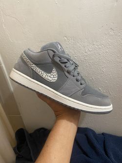  Air Jordan 1 Phat Low Cool Grey   Size 12 Authentic “very rare cool gray “ 