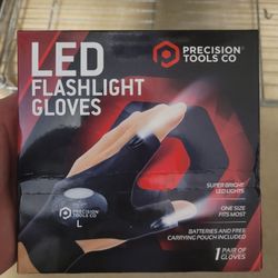 LED flash light gloves