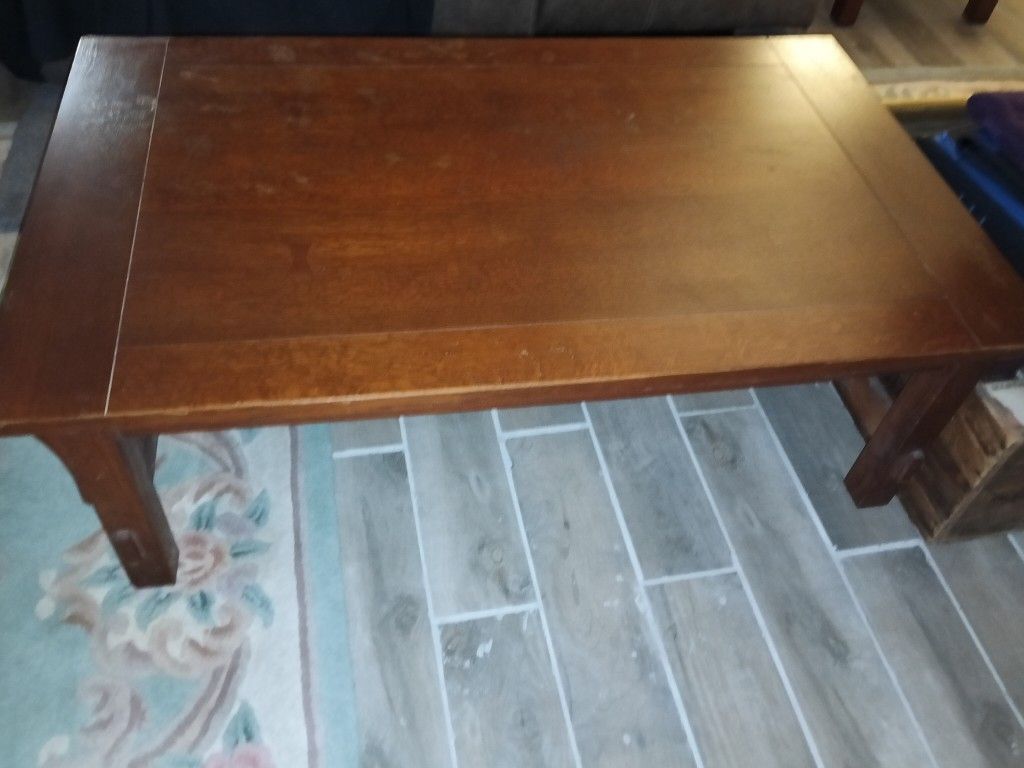 Mission Style Coffee & 2 End Tables