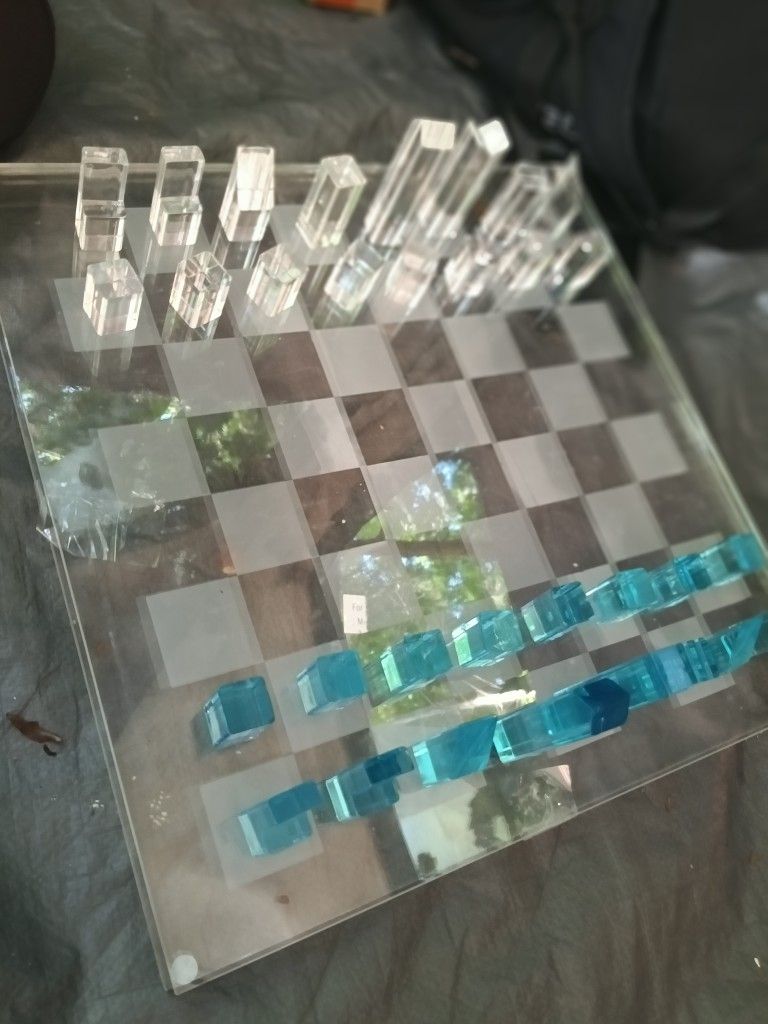 Acrylic Chess Set