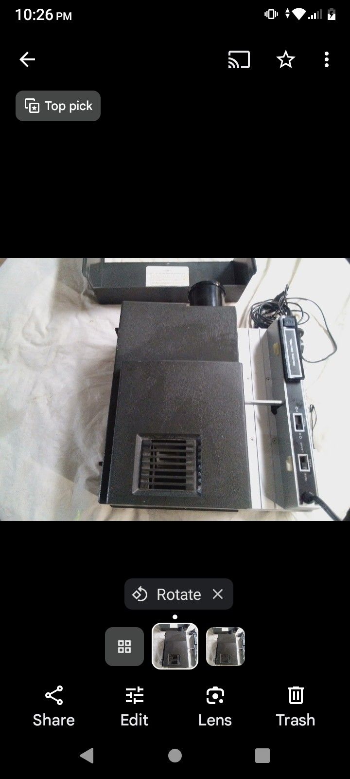 Sears 60 slide projector
Model Number: 9843
Excellent Condition