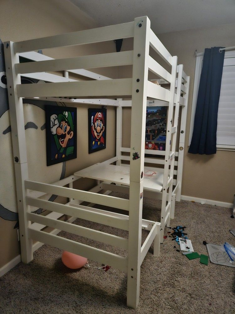 Teen Twin Size Bunk Bed