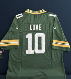MEN'S JORDAN LOVE GREEN BAY PACKERS STITCHED JERSEY SMALL UP TO 6XL