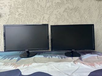 Dual computer monitors 24inch