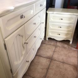 Dresser  Nightstand  Mirror 