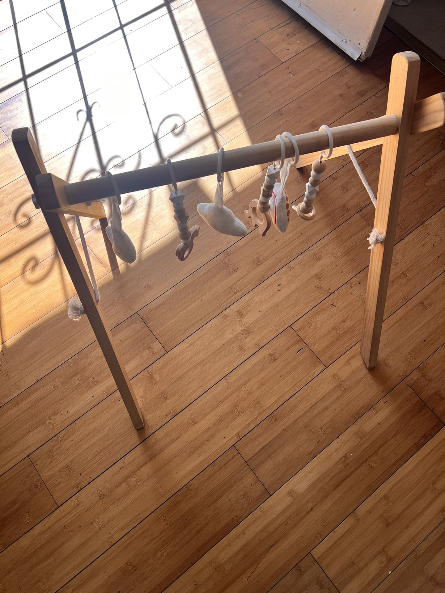 Wood baby play Gym 