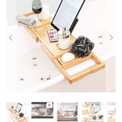Luxury Bamboo Bathtub Tray 