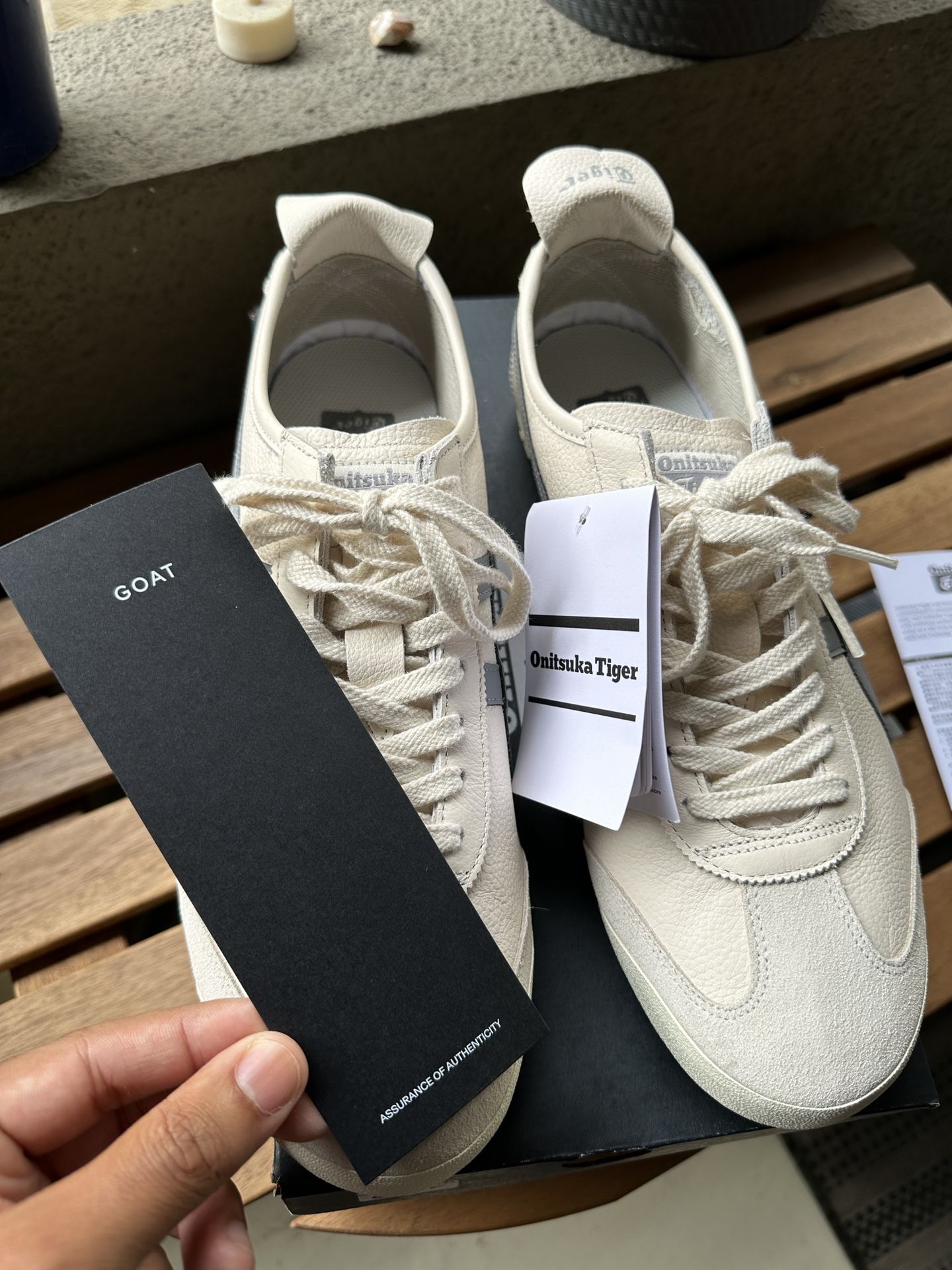 Onitsuka Tiger Mexico 66 Grey White Men's Size 10.5 BRAND NEW WITH